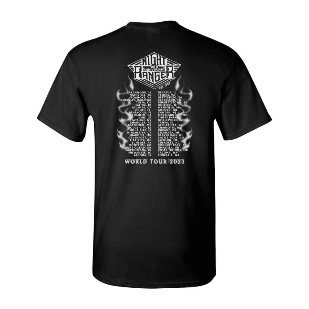 40th Anniversary Men's Tee – Night Ranger Official Store